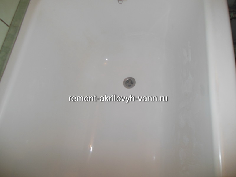 реставрация акриловой ванны вставки вСПб